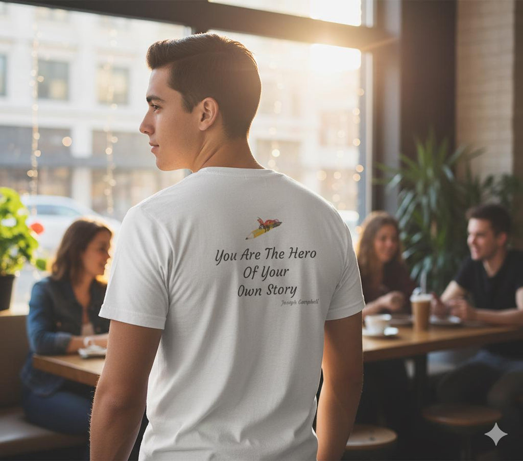 Your Life Your Story Joseph Campbell  Pencil T-Shirt | Diversity Children Illustration