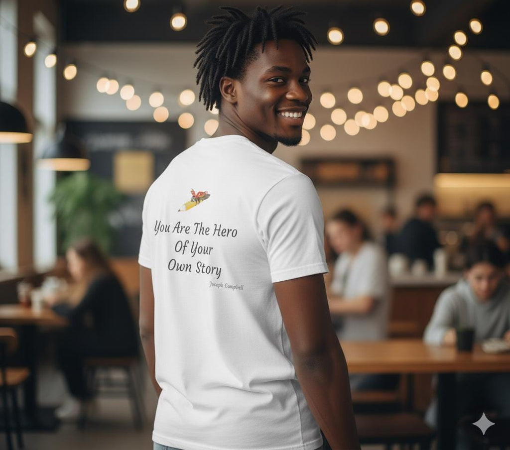 Your Life Your Story Joseph Campbell  Pencil T-Shirt | Diversity Children Illustration