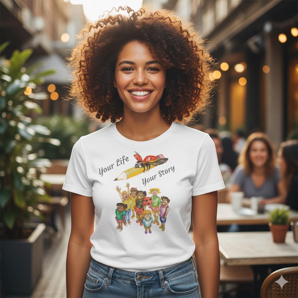 Your Life Your Story Joseph Campbell  Pencil T-Shirt | Diversity Children Illustration