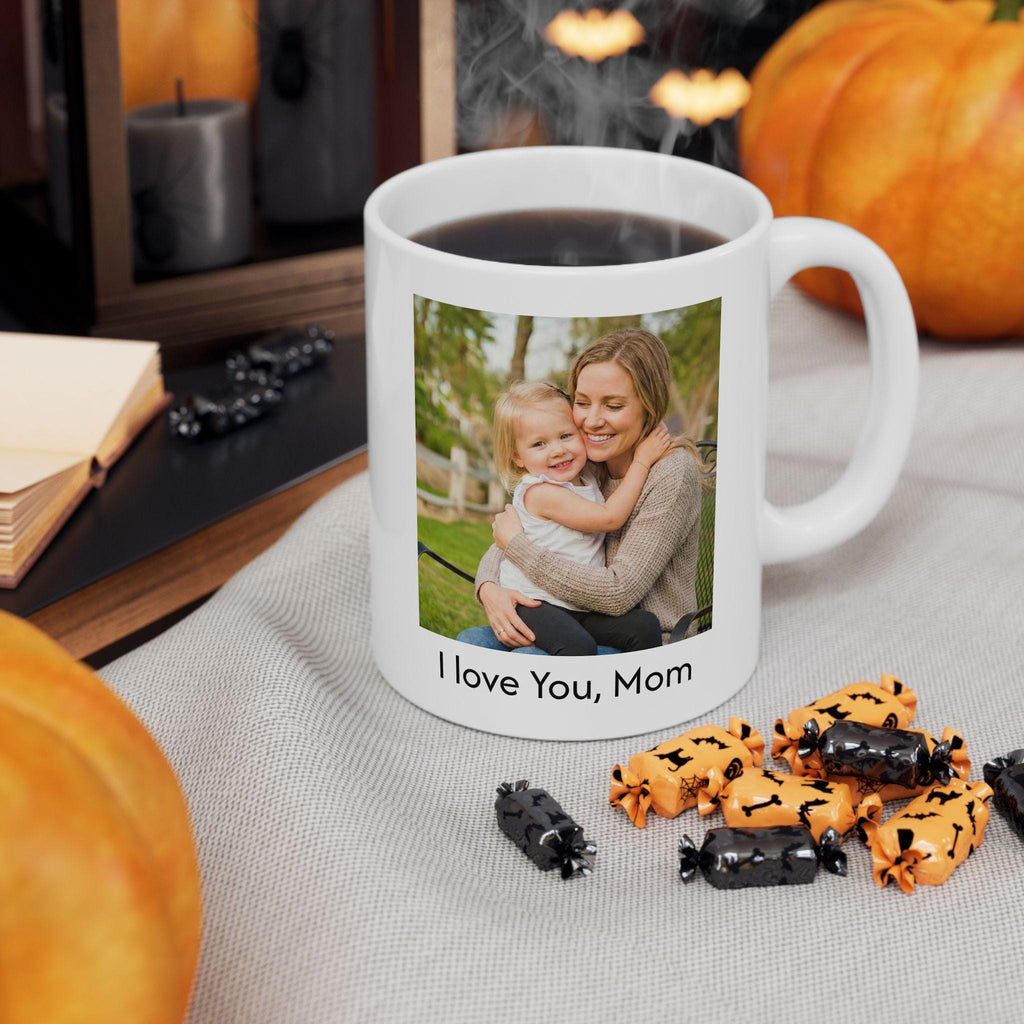 Custom Photo Mother's Day Mug 11oz or 15oz, Personalized Ceramic Mug