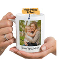 Custom Photo Mother's Day Mug 11oz or 15oz, Personalized Ceramic Mug