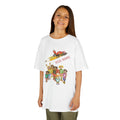 Personalized Kids Cartoon Adventure Crew T-Shirt | Rocket Pencil, Kids Name Back