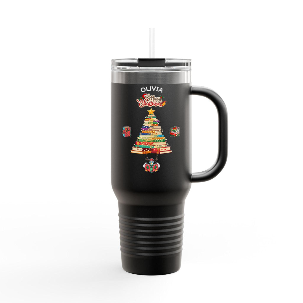 Personalized Christmas Tree 40oz Travel Mug | Insulated Tumbler