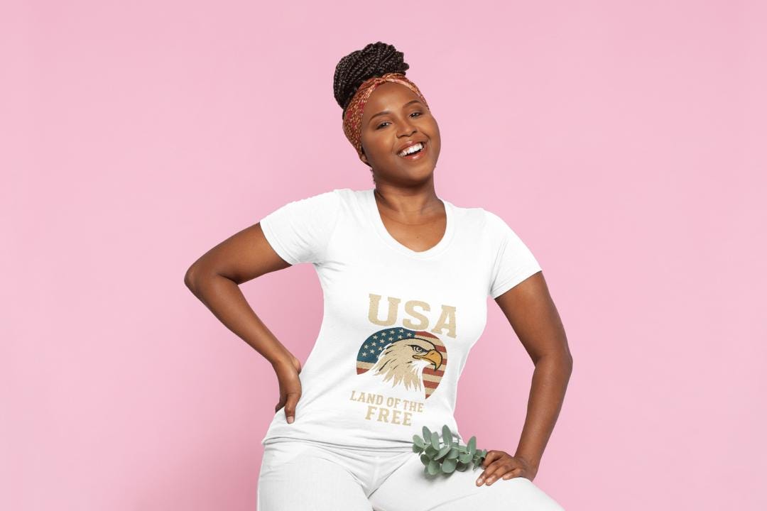 America Logo T-Shirt | Patriotic USA Flag Graphic Tee