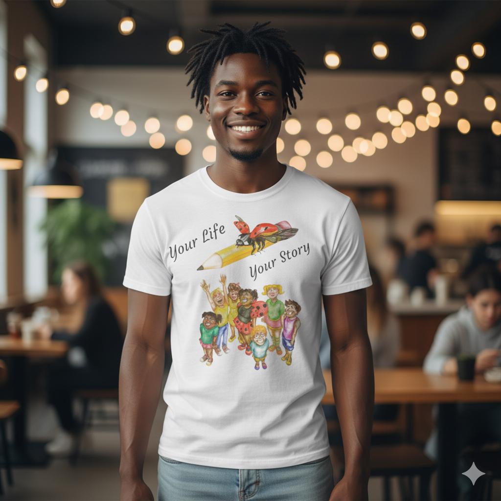 Your Life Your Story Joseph Campbell  Pencil T-Shirt | Diversity Children Illustration