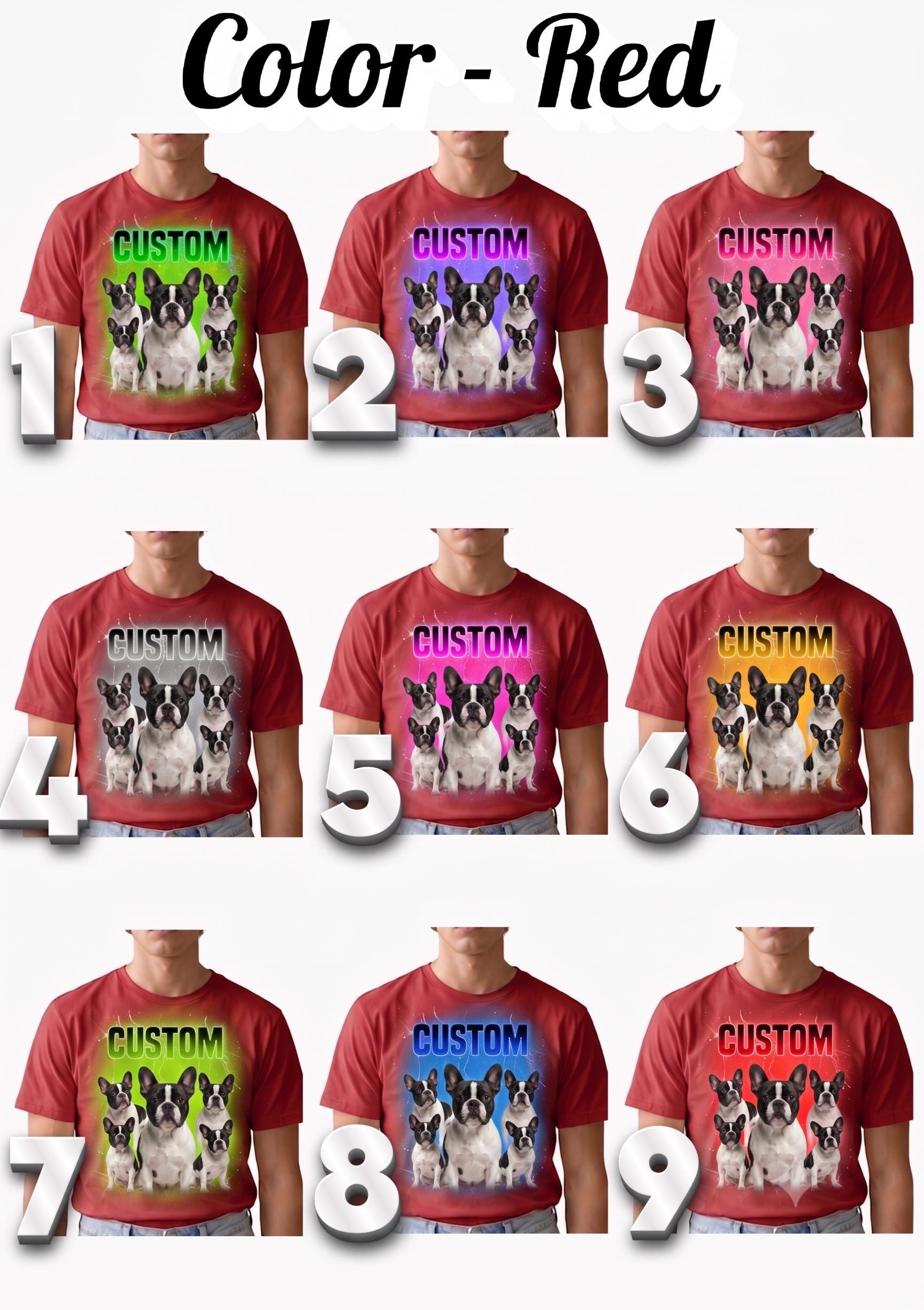 Custom Bootleg T-Shirt, Personalized Vintage Graphic Tee,  Custom Picture T-Shirt, Custom Photo Collage Tee, Unisex Oversized Gift