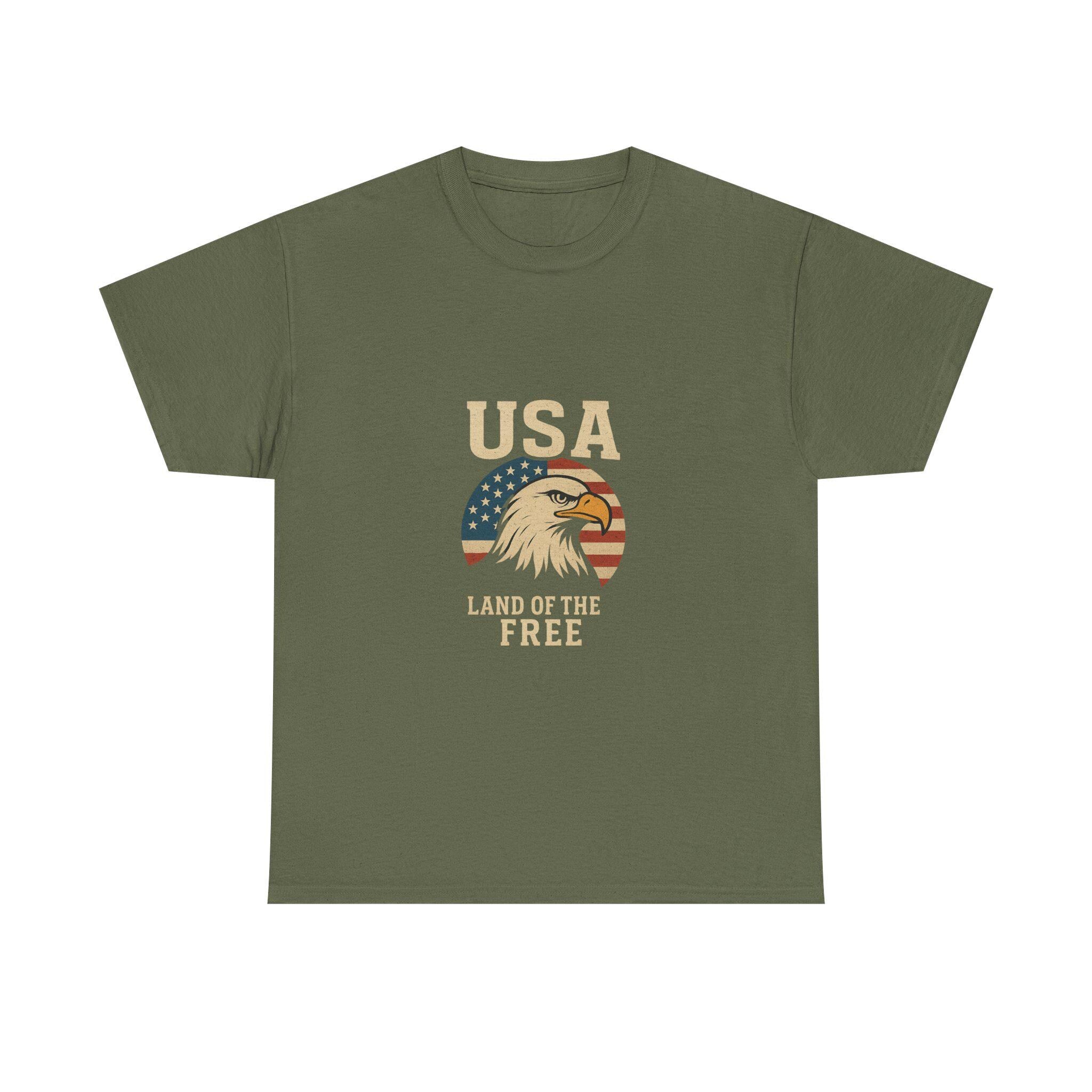 America Logo T-Shirt | Patriotic USA Flag Graphic Tee