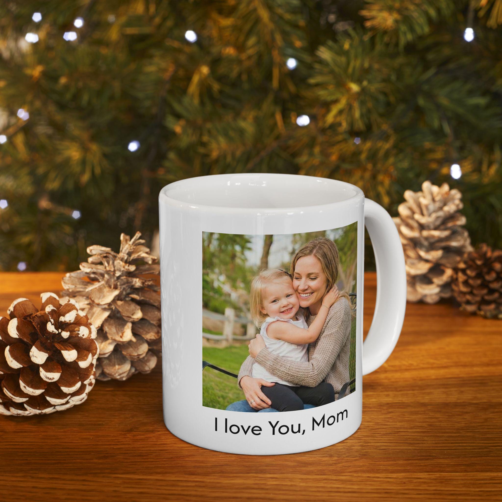 Custom Photo Mother's Day Mug 11oz or 15oz, Personalized Ceramic Mug