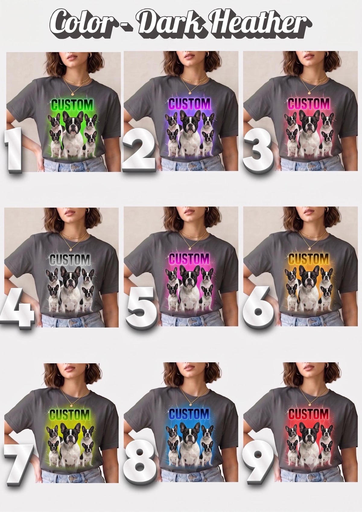 Custom Bootleg T-Shirt, Personalized Vintage Graphic Tee,  Custom Picture T-Shirt, Custom Photo Collage Tee, Unisex Oversized Gift