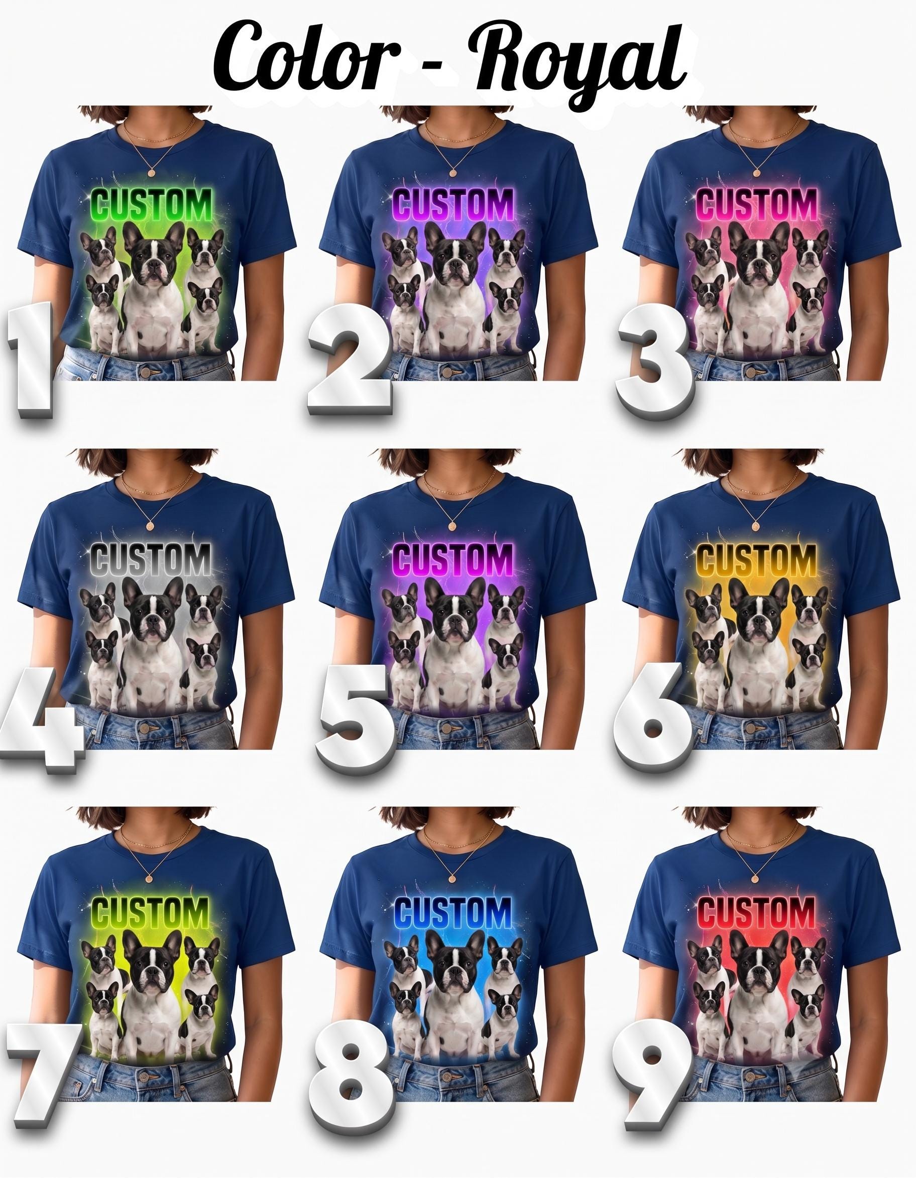 Custom Bootleg T-Shirt, Personalized Vintage Graphic Tee,  Custom Picture T-Shirt, Custom Photo Collage Tee, Unisex Oversized Gift