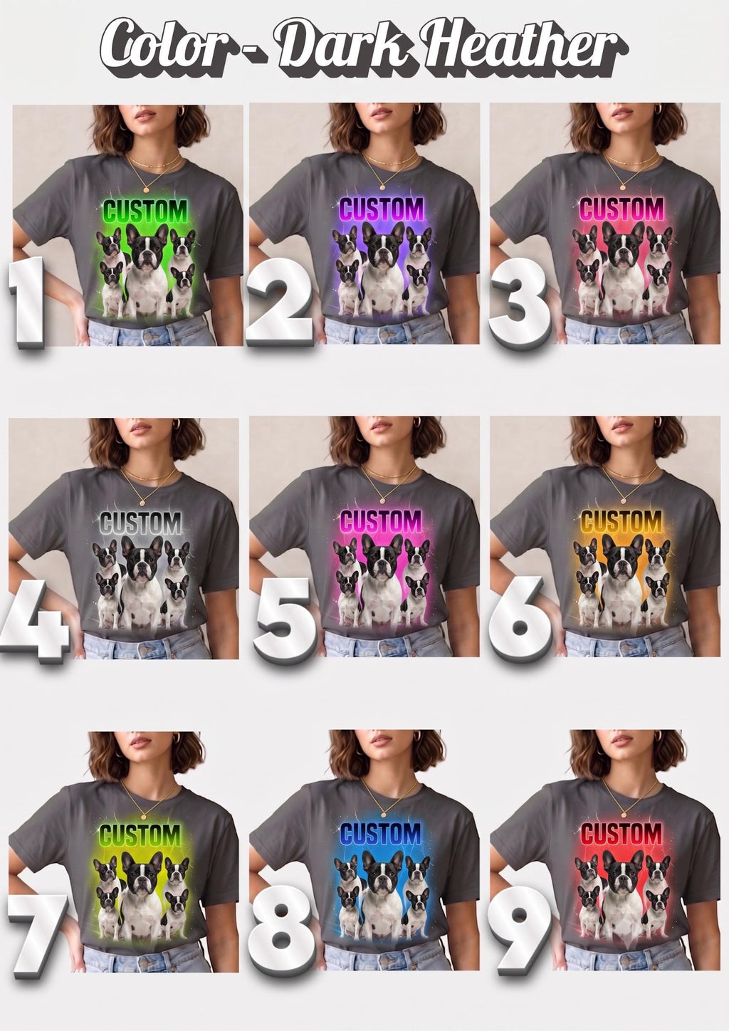 Custom Bootleg T-Shirt, Personalized Vintage Graphic Tee,  Custom Picture T-Shirt, Custom Photo Collage Tee, Unisex Oversized Gift