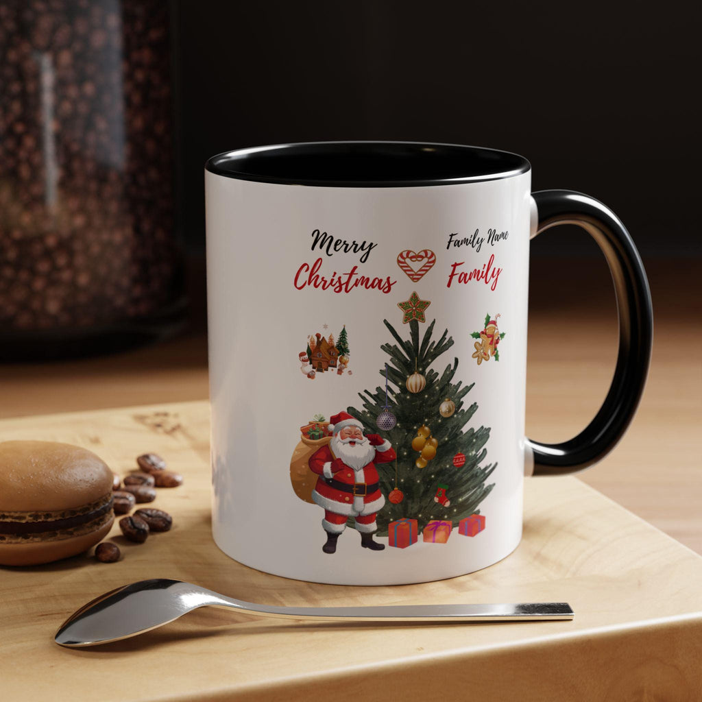 Personalized Family Christmas Mug, Matching Coffee Cups