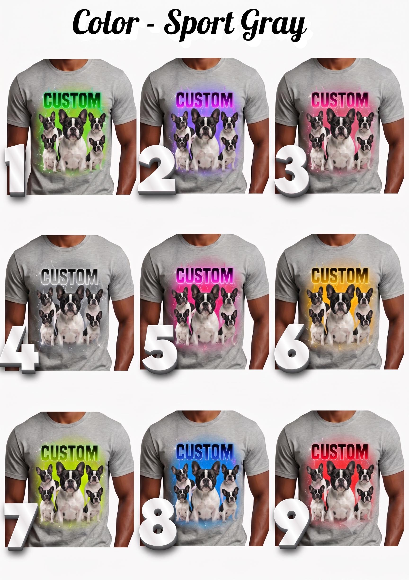 Custom Bootleg T-Shirt, Personalized Vintage Graphic Tee,  Custom Picture T-Shirt, Custom Photo Collage Tee, Unisex Oversized Gift