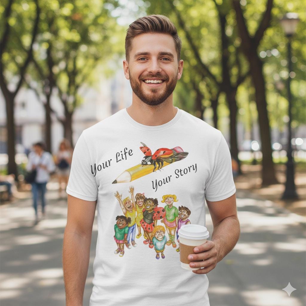 Your Life Your Story Joseph Campbell  Pencil T-Shirt | Diversity Children Illustration