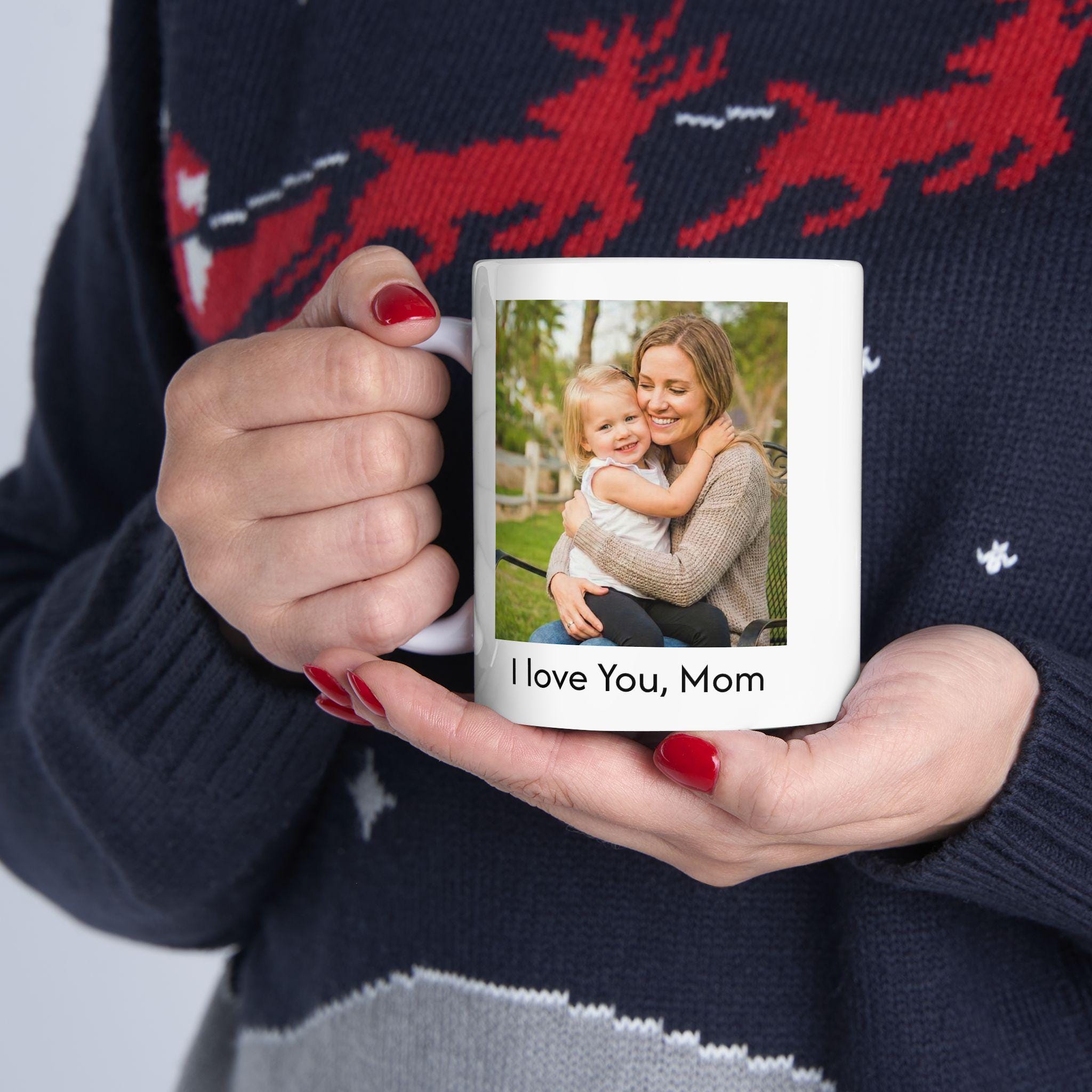 Custom Photo Mother's Day Mug 11oz or 15oz, Personalized Ceramic Mug